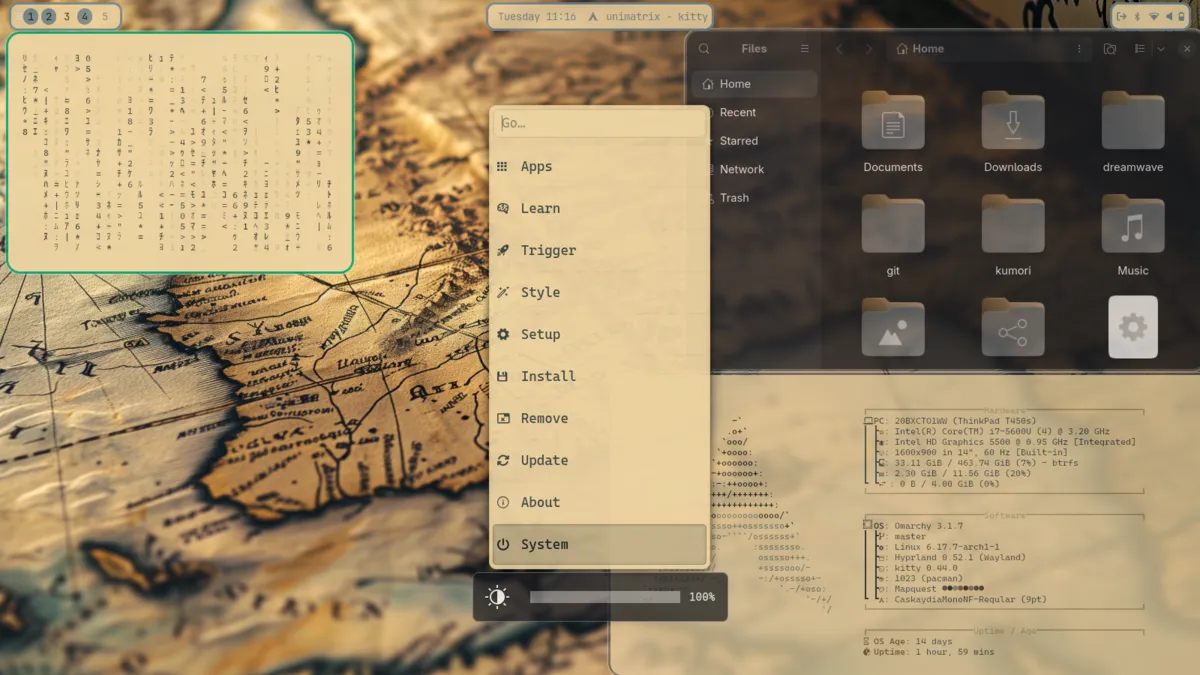 Map Quest theme screenshot